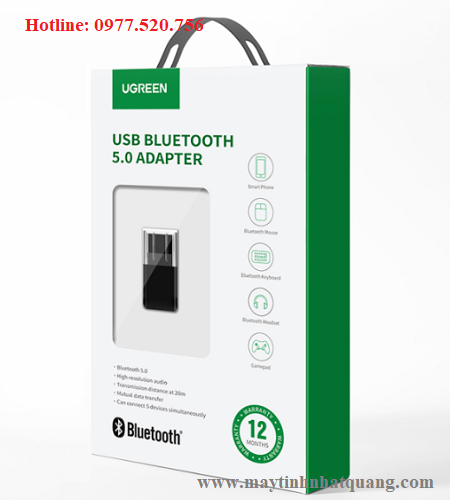 Thiết bị USB thu Bluetooth 5.0 Ugreen 80889